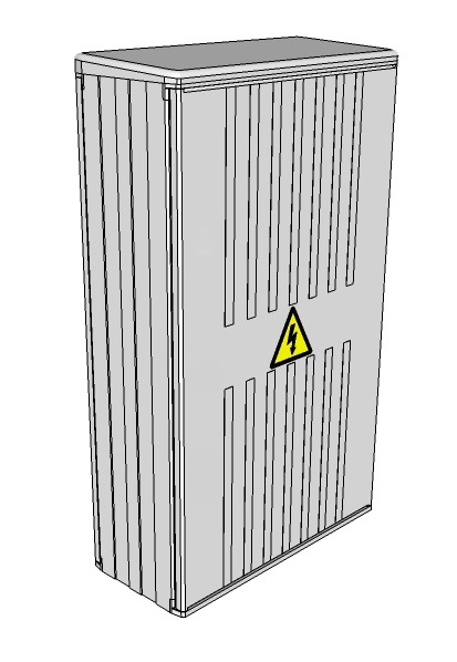 PR 5.1.3 na stěnu IP43 (3D)